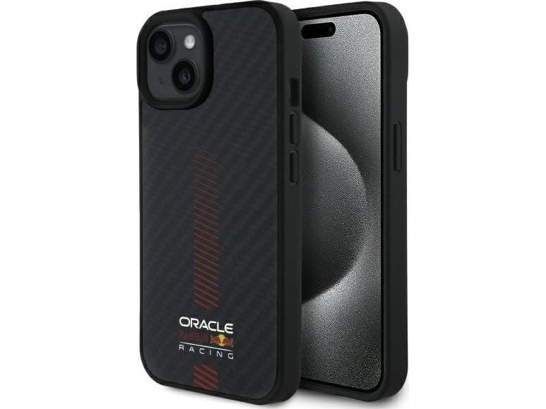 Red Bull Red Bull Red Bull Carbon Powerbar Magsafe Tasche Für Ihr Apple Iphone 15 In Schwarz