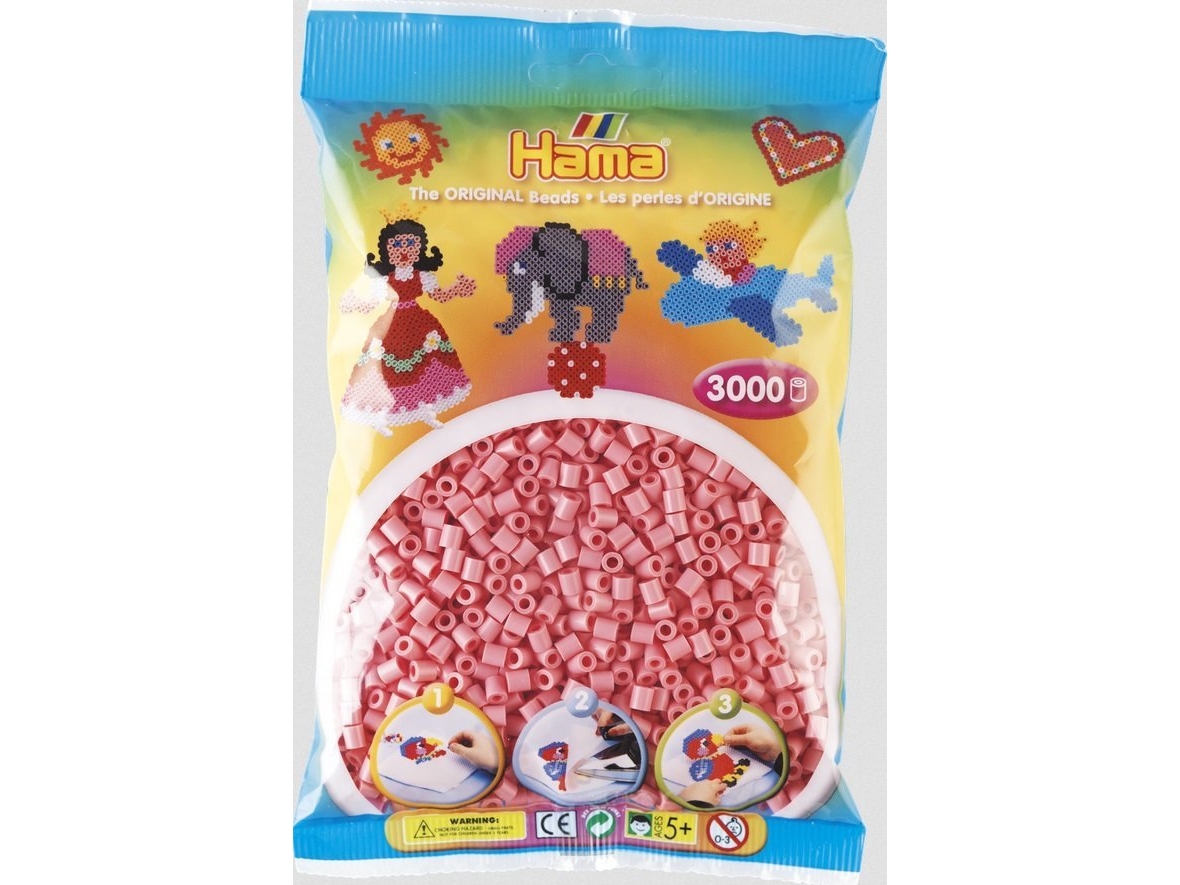 Hama midi pärlor 3000st rosa | Leksaker - Kreativitet - Pärlor | GameStuff
