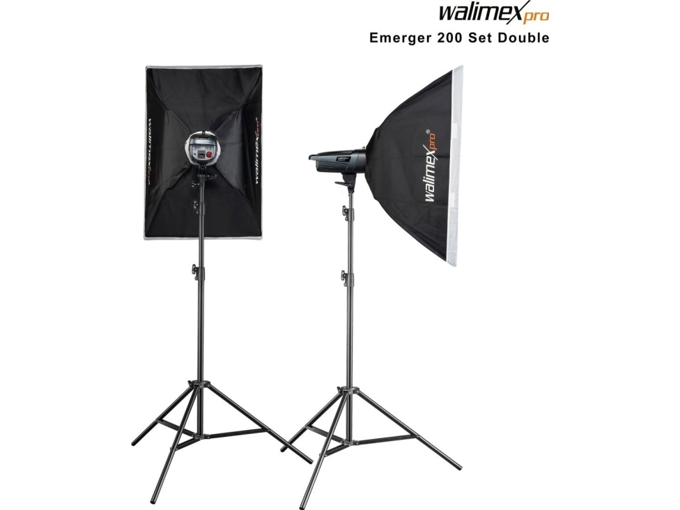 Zestaw Studyjny Walimex Walimex Pro Emerger 200 Set Double