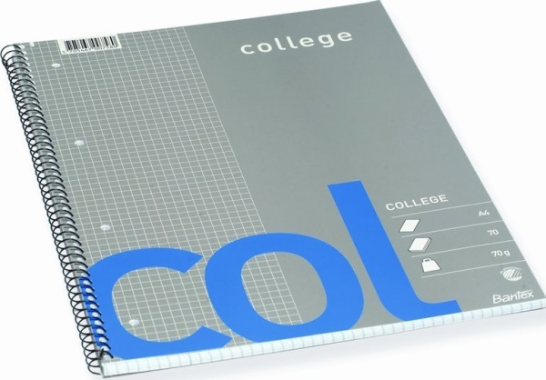 Kolligeblok A4+ Bantex COL kvadreret med huller | Papper & Emballage - Block & Post-It - Block | GameStuff