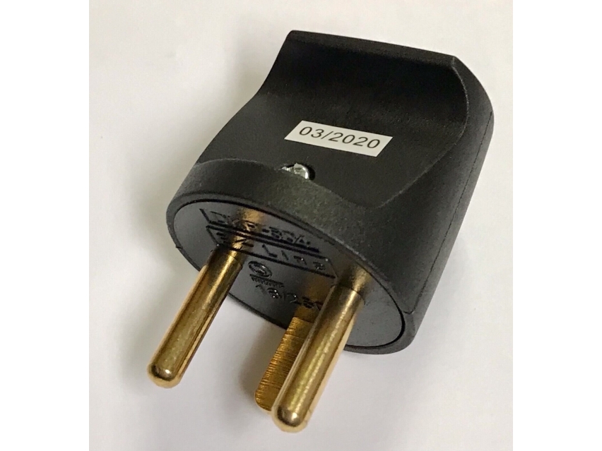 Type K (Dk) Plug. Black - Straight