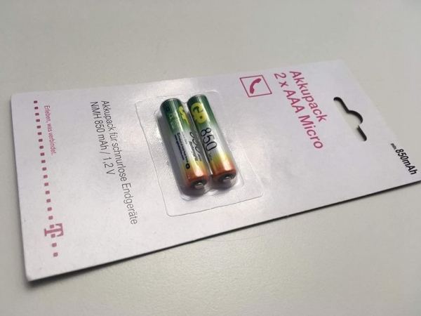 Telecom Telefonbatteri Til Telefoner Blister Med 2 Genopladelige Batterier