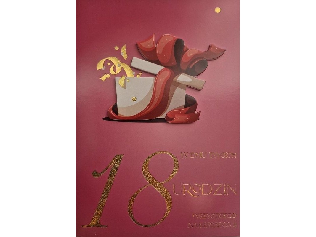Yeku Karte Geburtstag 18 Damen