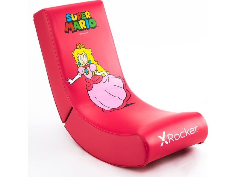 X Rocker Video Rocker Lænestol Peach Konsolspilstol Pink Rød