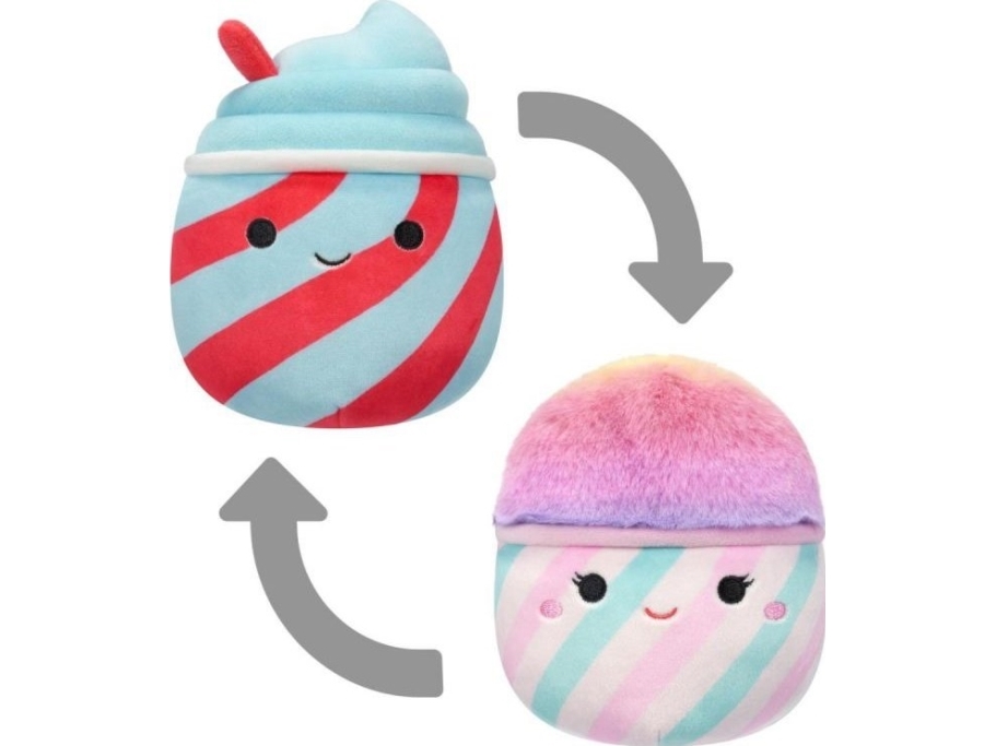 Squishmallows 13 cm P18 Plys - Flip A Mallows - Tucker og Bevin
