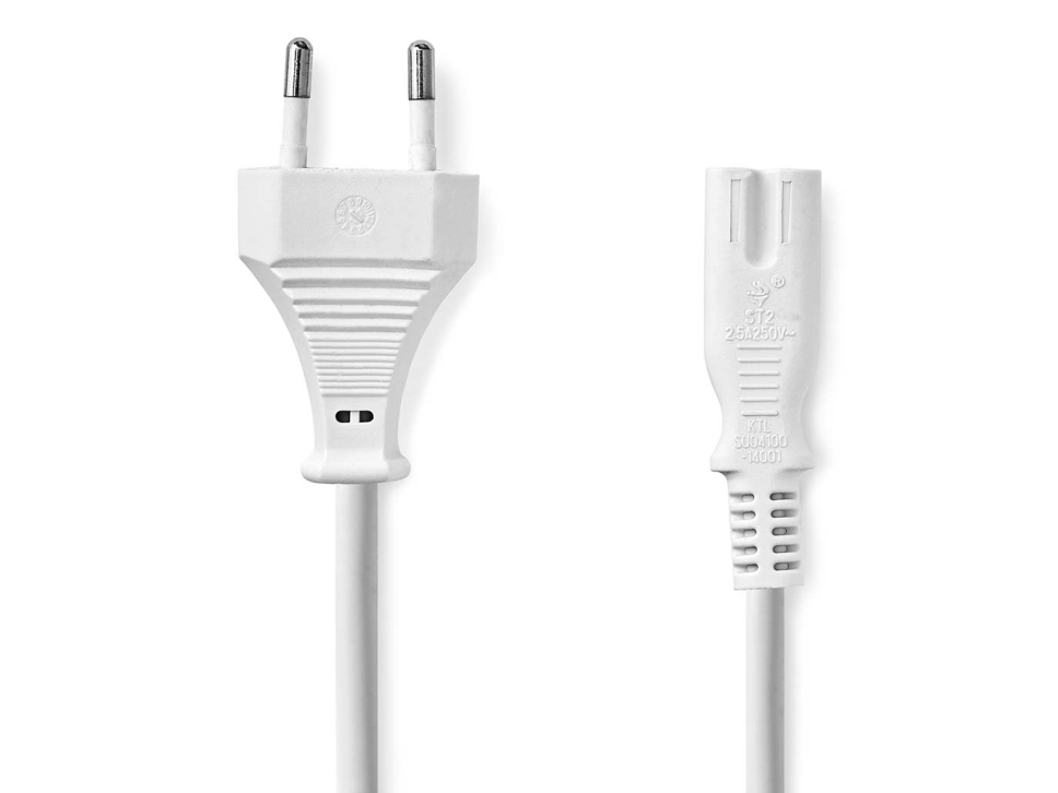 Nedis Cegl11040wt20 Strømkabel Hvid 2 M Iec 320 Type C Strømstik
