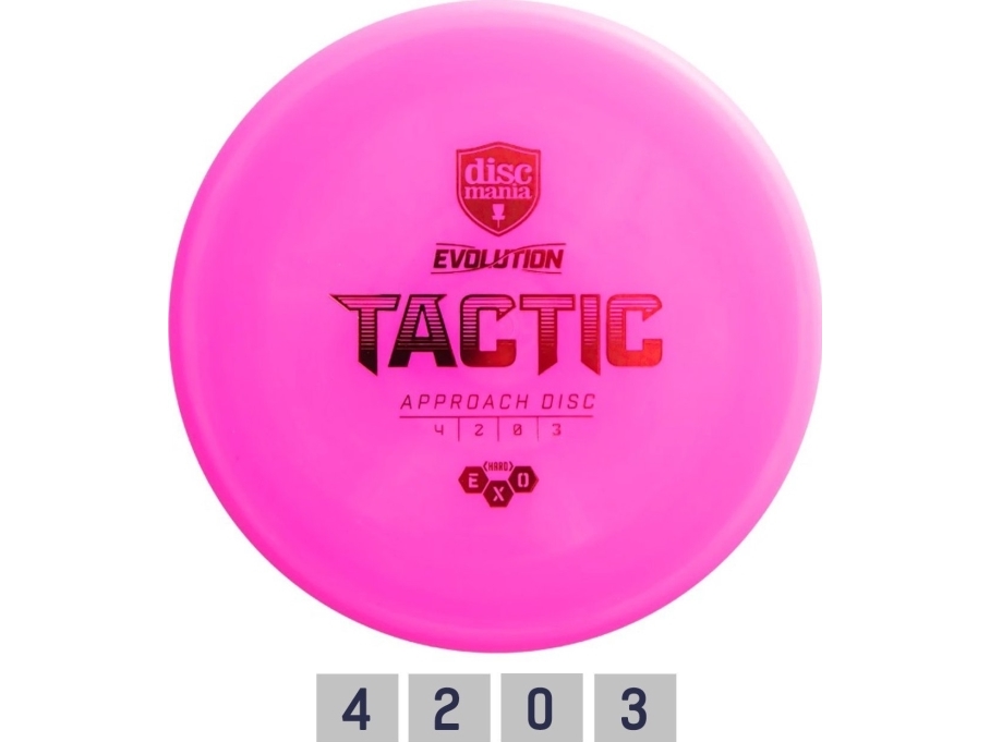 Tactic Diskgolfo diskas Midrange Driver HARD EXO TACTIC Evolution Light blue | Sport & Träning - Sportutrustning - Discgolf | GameStuff