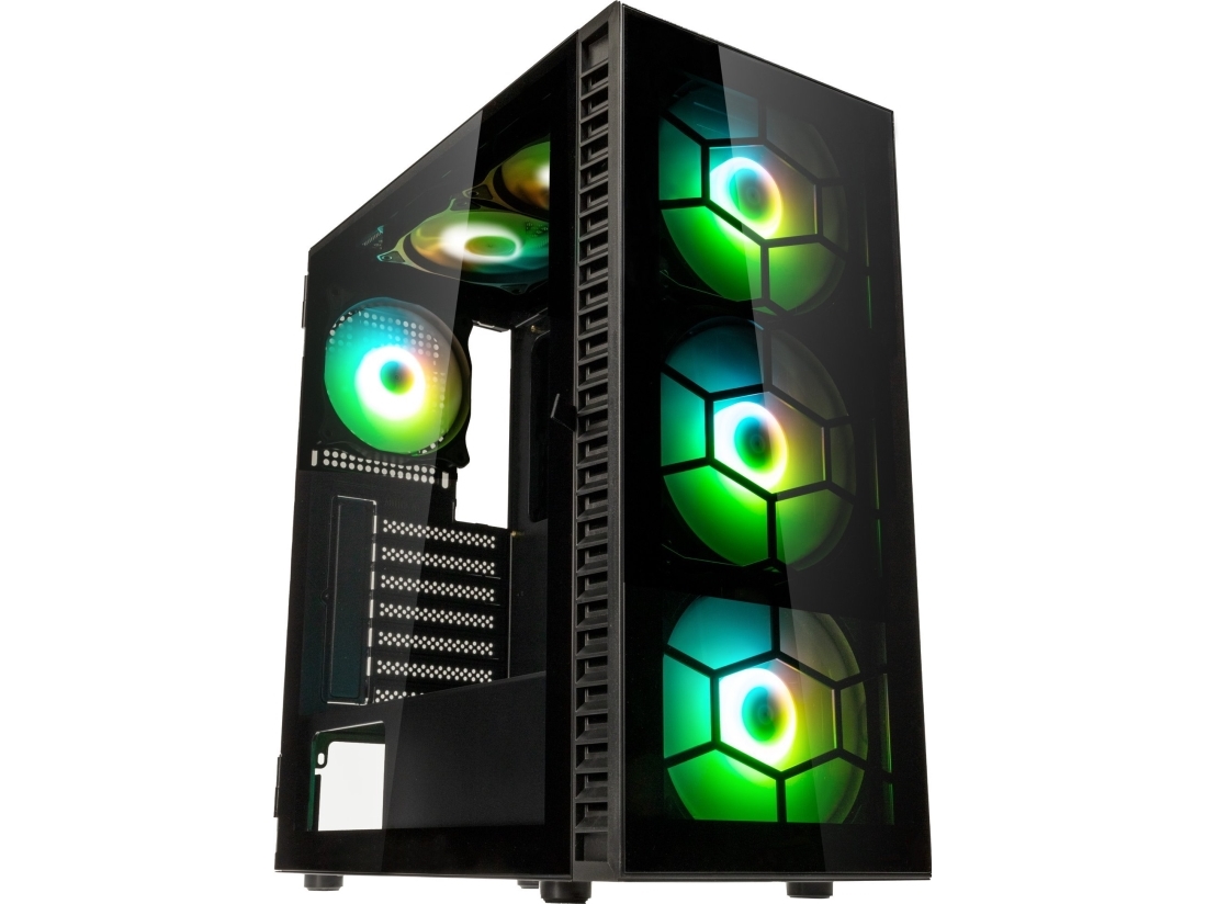 Kolink Observatory Hf Plus Glass Argb Mid-Tower-Gehäuse - Schwarz