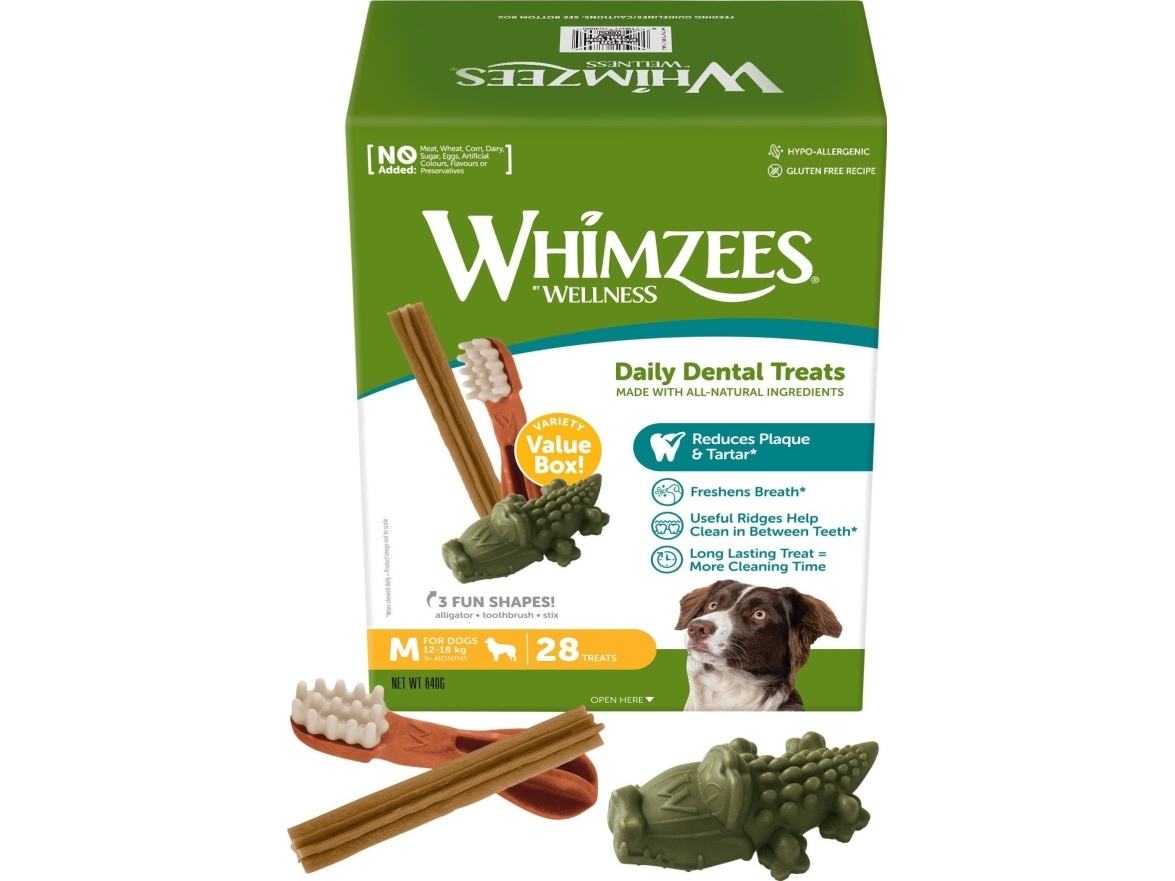 Whimzees Variety M 28 Stk 840 G Box