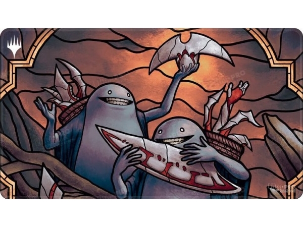 Ultra-Pro Ultra Pro: Magic The Gathering - March of the Machine - White Stitch Playmat - Version 3 | Leksaker - Spel - TCG tilbehör | GameStuff