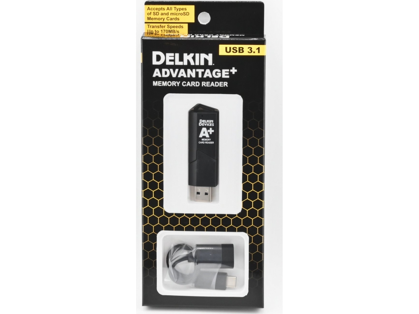 Czytnik Delkin Delkin Cardreader Sd & Microsd A2 (Usb 3.1)