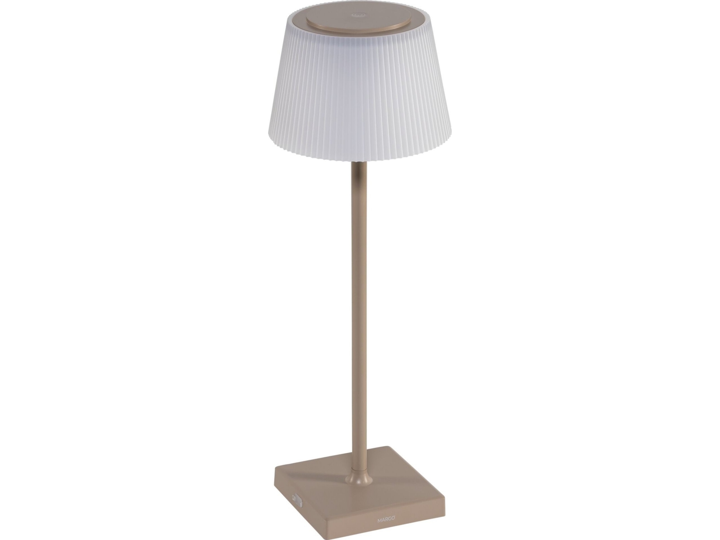 Century Led Tischlampe Margo Tortora 4W 3000K Dimm. Ip54