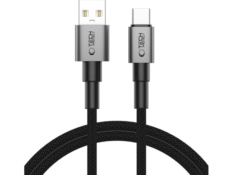 Tech-Protect Ultraboost Usb-C Kabel 15W/3A 100 Cm Iron Grey (Standard)