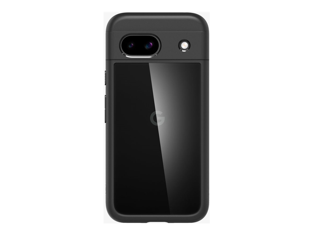 Spigen Ultra Hybrid - Bagsidecover til mobiltelefon - polykarbonat, termoplastisk polyuretan (TPU) - mat sort - for Google Pixel 8a