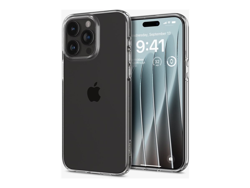 Spigen Liquid Crystal - Bagsidecover Til Mobiltelefon - Termoplastisk Polyuretan (Tpu) - Krystalklar - For Apple Iphone 16