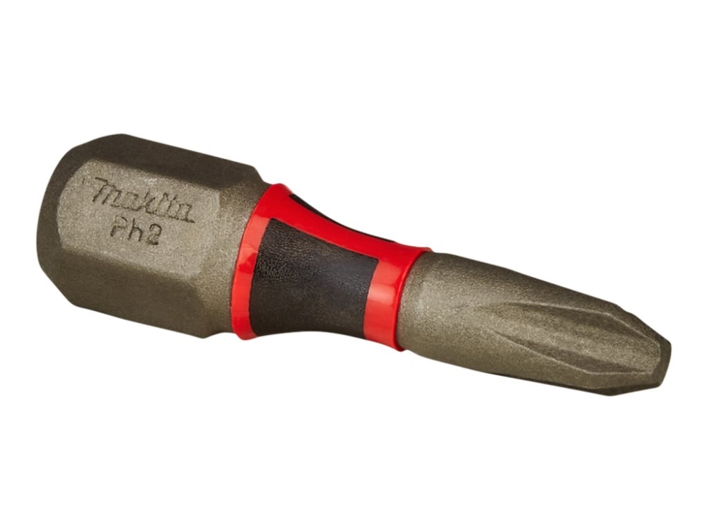 Makita Impact Premier - Impact screwdriver bit - 2 delar - phillips - PH2 - hexagonalt - längd: 25 mm | Elverktyg - Tillbehör - Bitar & Borrset | GameStuff