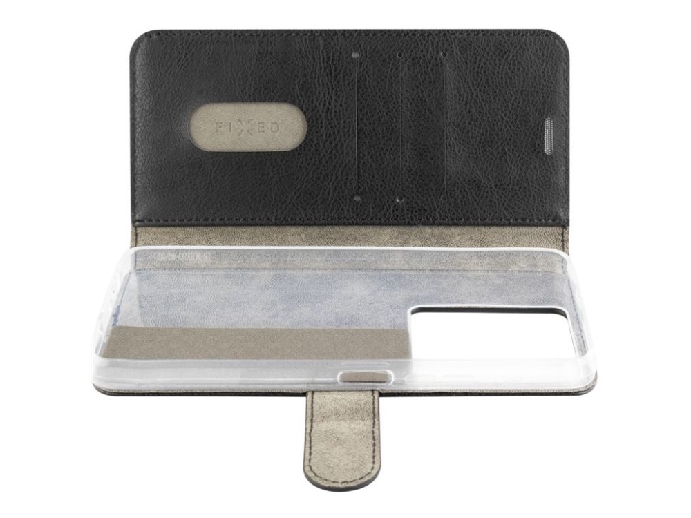 FIXED Opus - Vikbart fodral för mobiltelefon - konstläder - svart | Tele & GPS - Mobil tillbehör - Skydd & Väskor | GameStuff