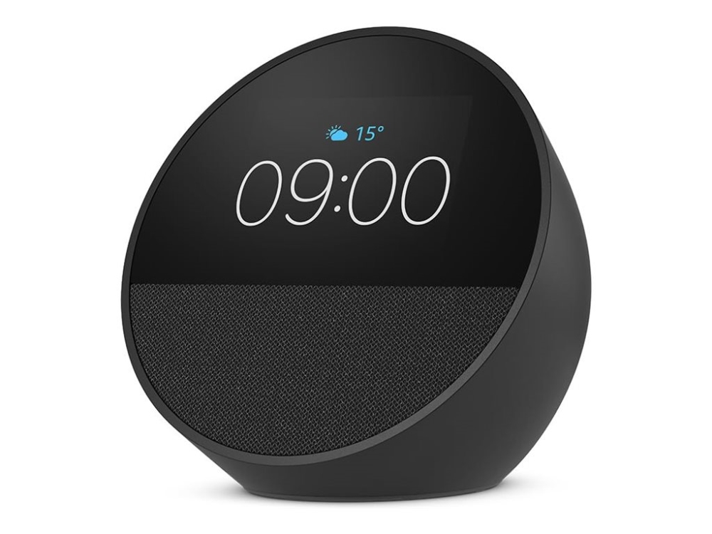 Amazon Echo Spot - Smarthögtalare - LCD 2,83 - Bluetooth, Wi-Fi - Appkontrollerad - svart | TV, Ljud & Bild - Högtalare - Flera rum | GameStuff