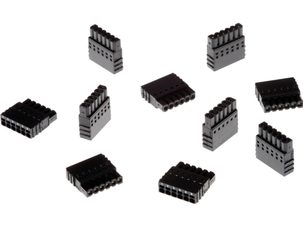 Axis Tu6009 - Datastik - 6-Polet Stikblok (W) Til 6-Polet Stikblok (M) - 2,5 Mm Pitch (Pakke Med 10) - Til Axis F9111-Hovedenhed (02795-021)