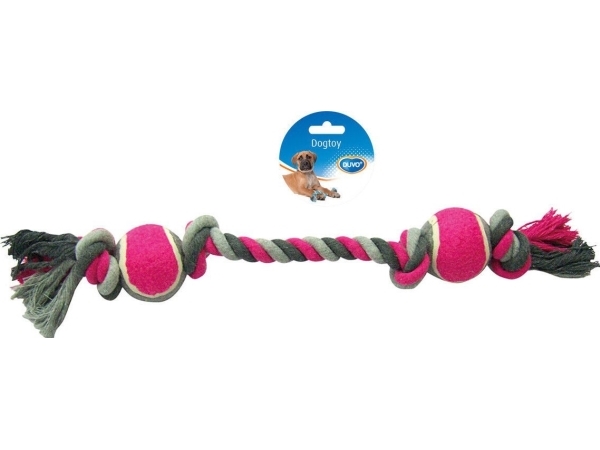 Duvo+ Spielseil + 2 Tennisbälle, 50 Cm, 4705058