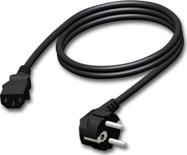 Procab Procab Cab490/1.5 Zasilający Kabel - Schuko Męski - Euro Żeńsk - 3 X 1,5 Mm? 1,5 M