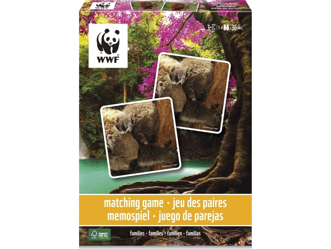 Dėlionė Ebury Publishing Botschafterin Memo Tierfamilien