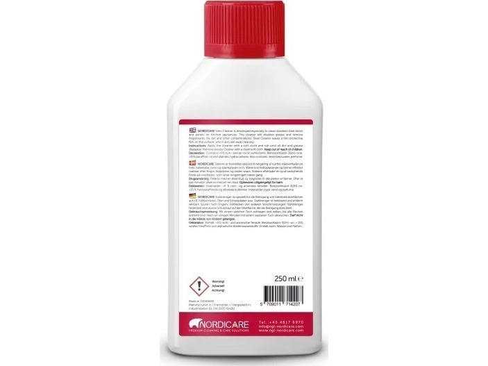 Jetworld Nordicare Steel Cleaner 250 Ml