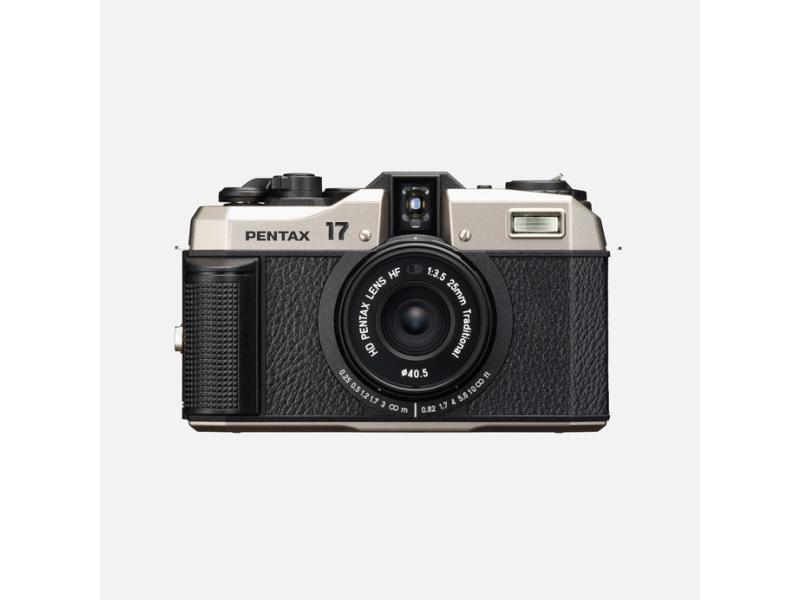 Pentax 17 Halvrammekamera Mørk sølv