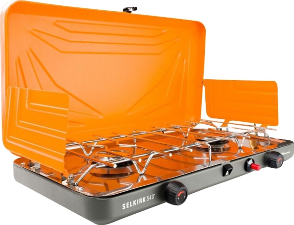 GSI Outdoors Selkirk 540i Isobutane Camp Stov 450 ml, Orange/ Grey