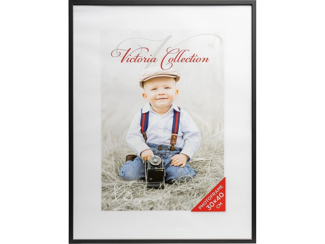 Victoria Collection Fotoramme Aluminium 30x40 Sort