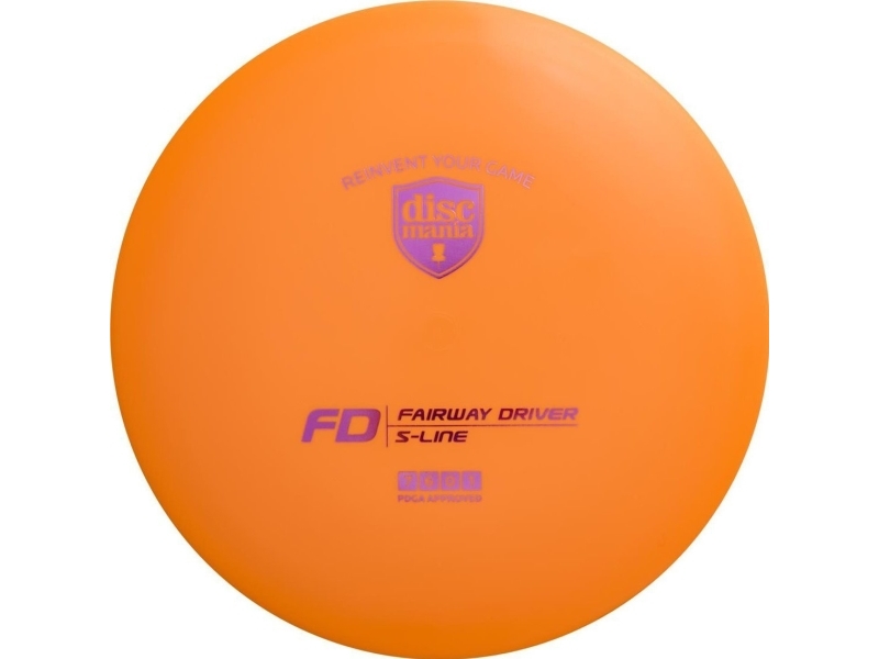 Discmania Diskgolfo diskas DISCMANIA Fairway Driver S-Line FD1 Orange
