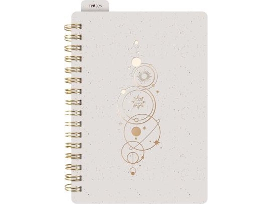Mfp Papier-Rollennotizbuch A6 80K/80G Linie Creme 7501616