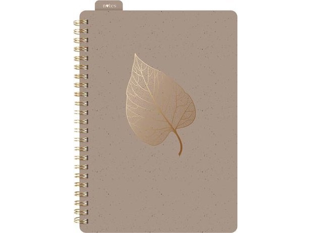 Mfp-Papir A5 Viskelæder Notesbog 80K/80G Brun 7501615
