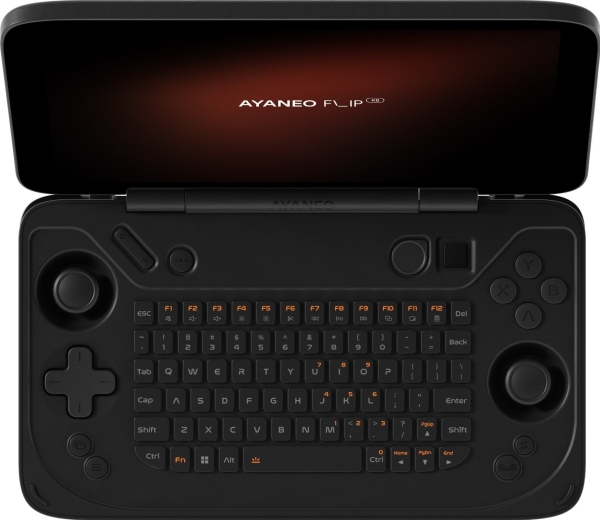 Ayaneo Flip Kb Handhållen Konsol Amd Ryzen 8840u 16 Gb Lpddr5x 512 Gb Ssd Shadow Black
