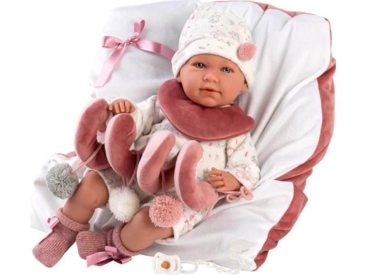 Llorens Llorens 17426 Mimi 42 Cm Babydocka Med Kudde Och Leksak