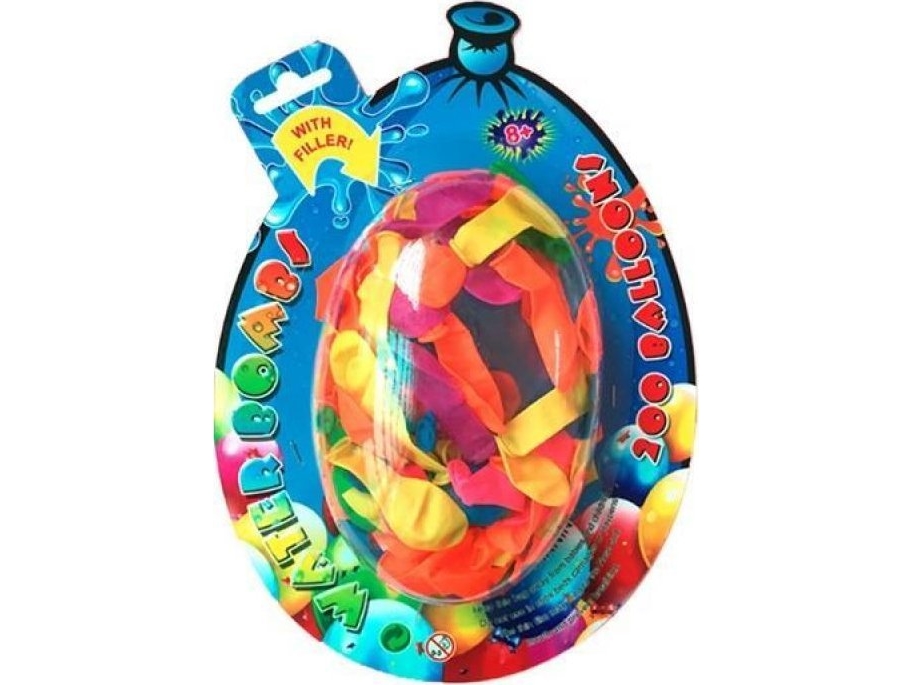 Vattenballonger med tratt op100 st 0314 | Utomhusleksaker - Studsmattor & Hoppborg - Hoppborg m/vatten | GameStuff