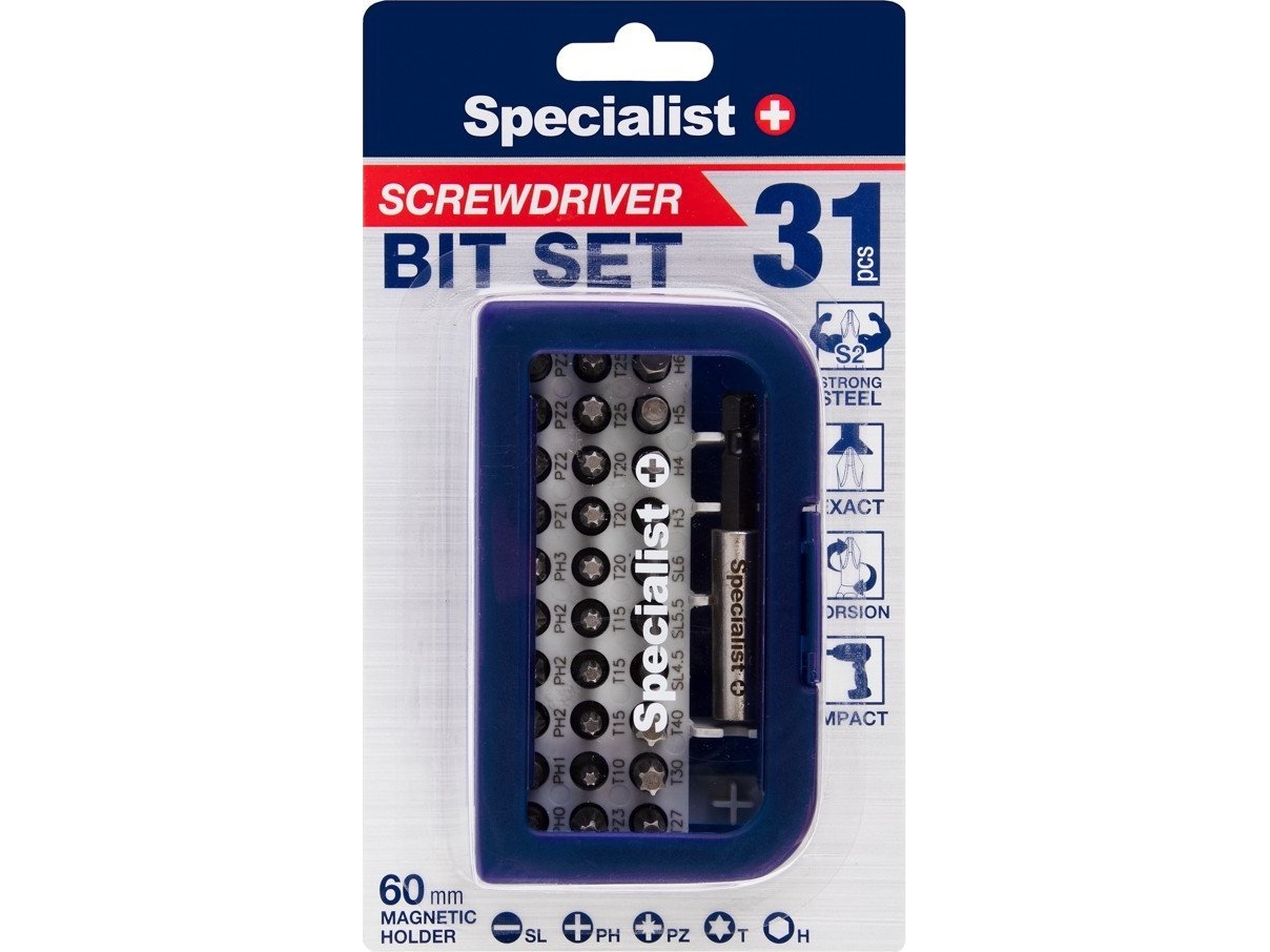 Specialist+ Sukimo Antgalių Rinkinys, 31 Vnt.