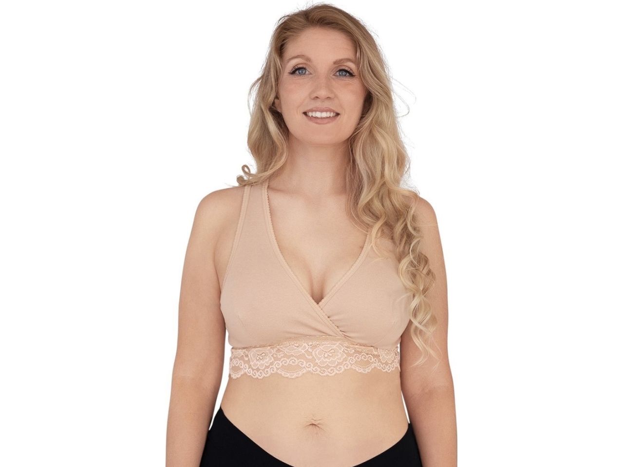 Carriwell Carriwell Organic Crossover Sleeping & Nursing Bra Honey S, 255000