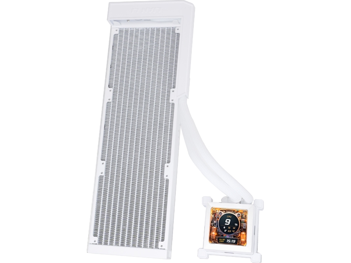 Lian Li Hydroshift Lcd 360, White (No Fans)