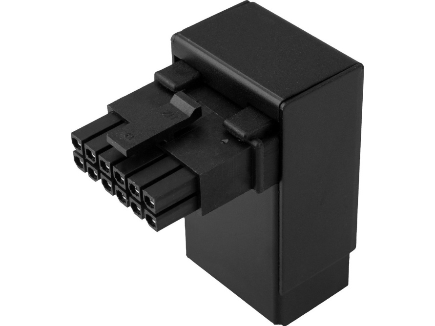 Kolink Kolink Core Pro 12V-2x6 90 Degree Adapter - Type 2, Black | Datortillbehör - Kablar & adaptrar - Adaptrar | GameStuff
