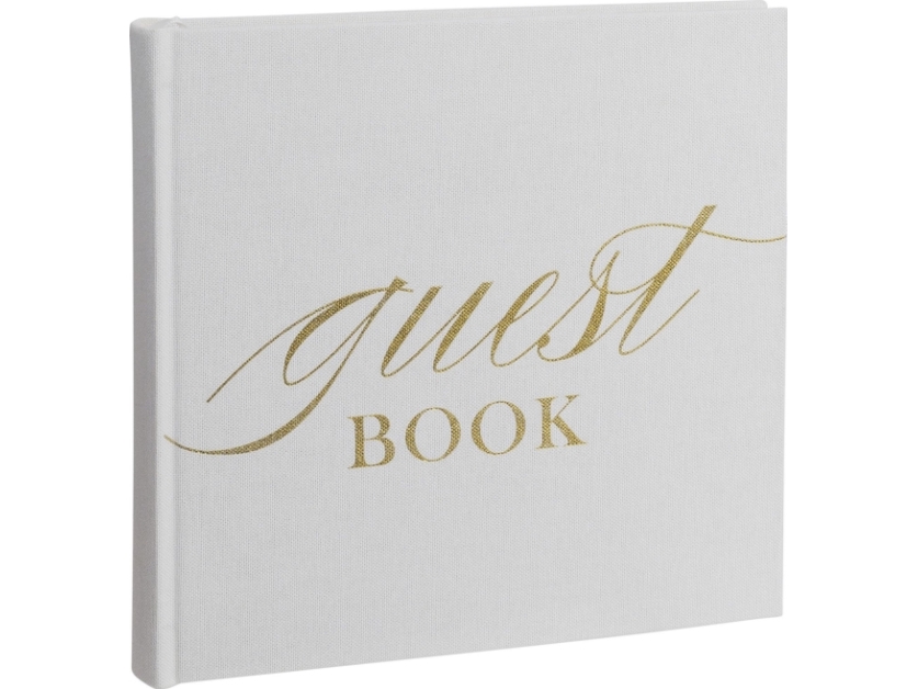 Focus Focus Base Line Canvas Album 20X20 Guestbook White