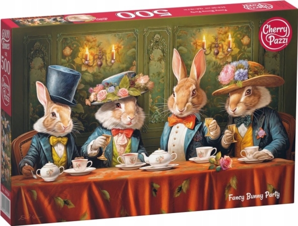 Timaro Puzzle Cherrypazzi Fancy Bunny Party, 500 D.