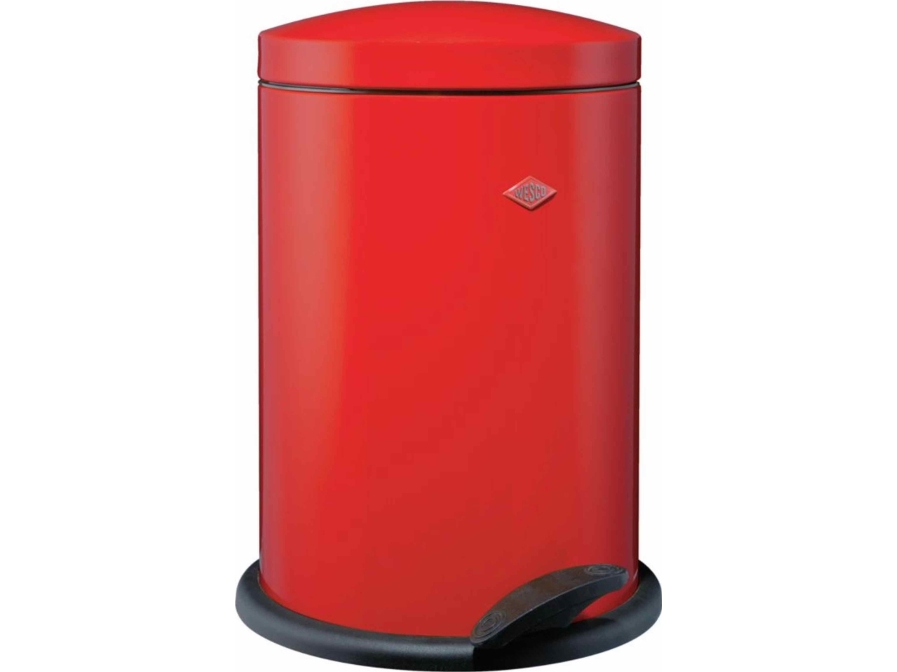 Wesco affaldsspand med pedal Alpha 13l rød