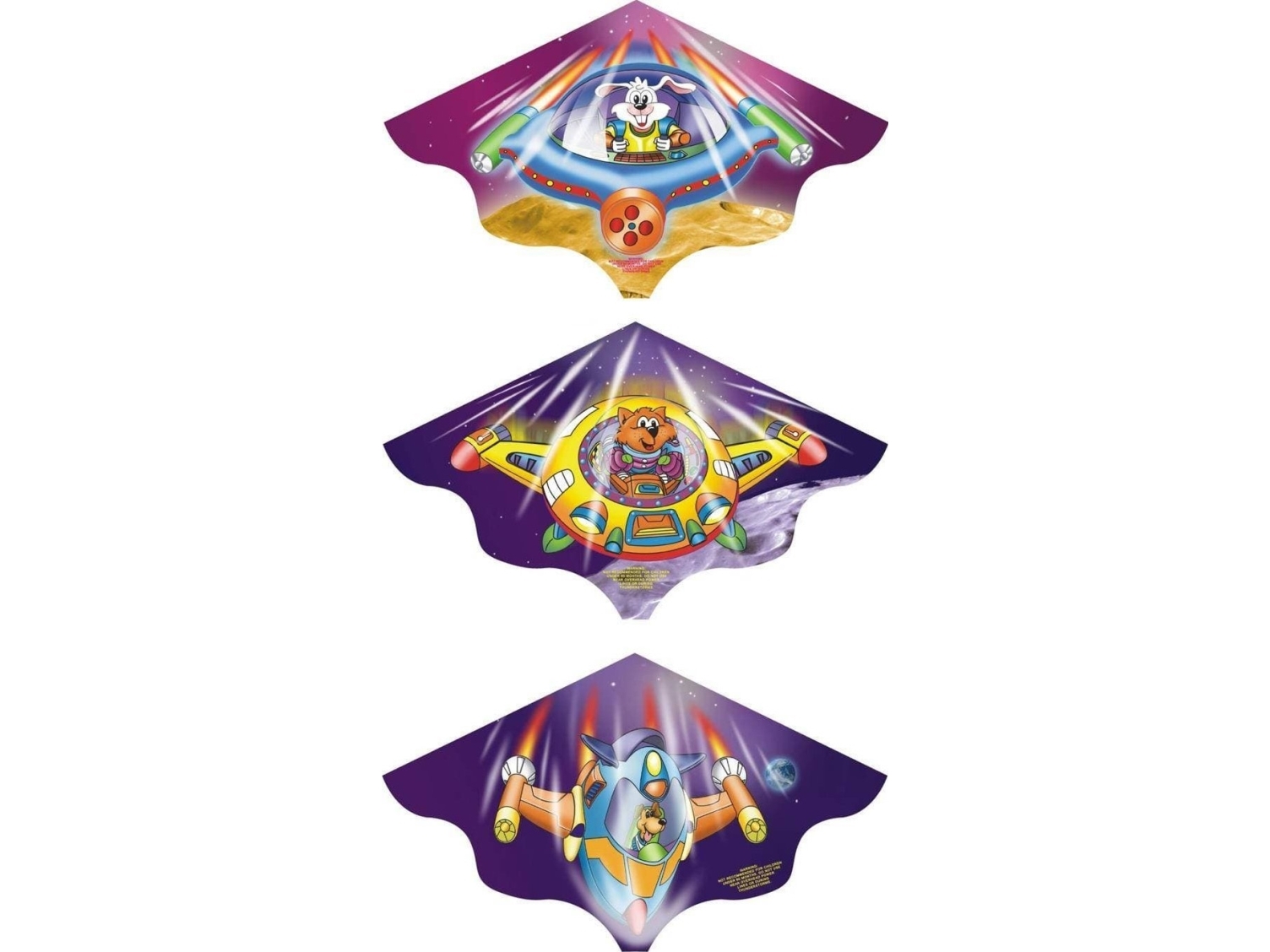 Trifox rymddrake i folie kosmisk MIX | Utomhusleksaker - Spela i trädgården - Dragons | GameStuff