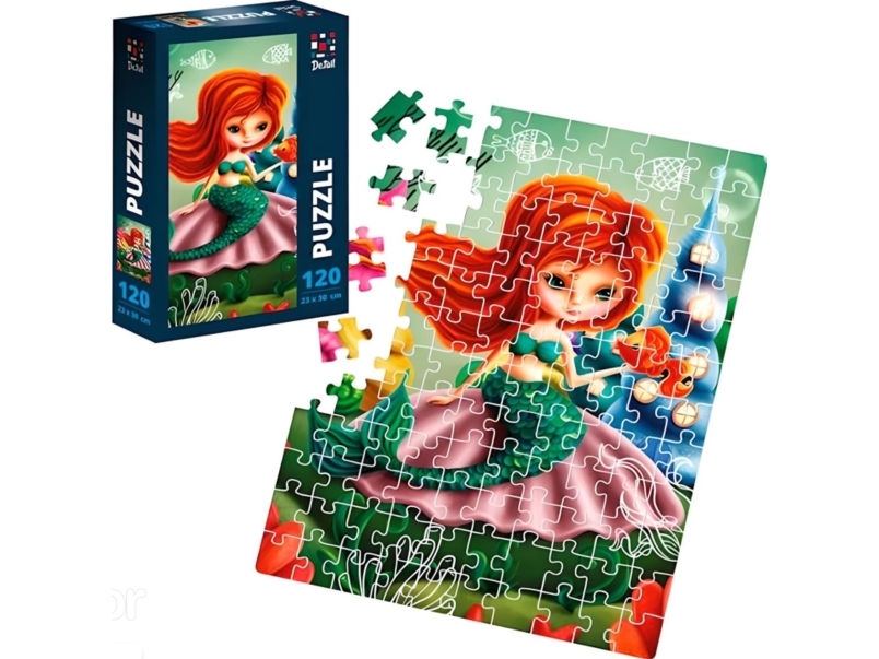 Roter Kafer Kleine Meerjungfrau Puzzle Erwachsene Kinder 120 Stück Poster