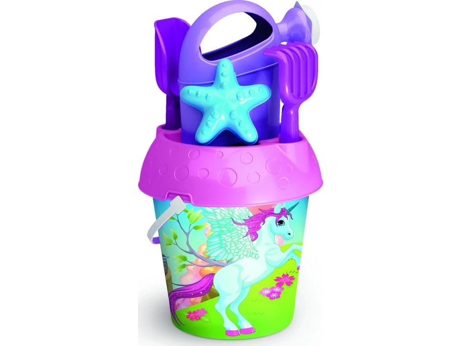 Adriatic Adriatic Bucket Set + Watering Can Unicorn Diam 909