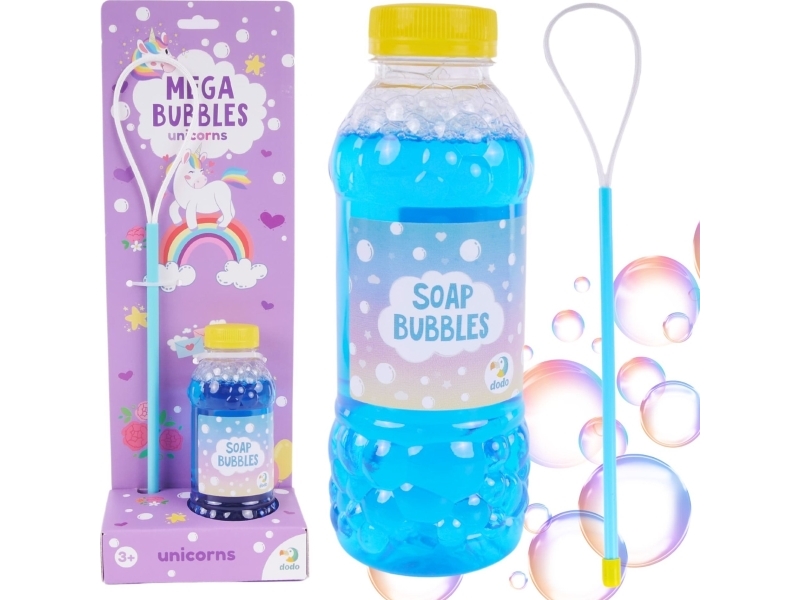 Dodo Soap Bubbles Mega Unicorns Sæbeboblevæske Rim Stick
