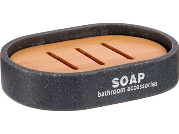 Berilo SOAP tvålkopp med bambuavrinning | Rengöring - Personlig vård - Tvål & dispensrar | GameStuff