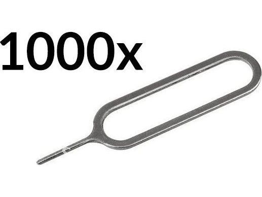 Hurtel 1000 Stk Sim-Kortbakke Nøgle Iphone Ipad