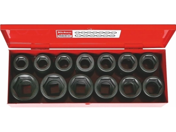 Bahco Hex Impact Head Set KOKEN 16201M 3/4&quot